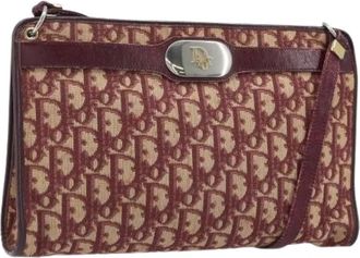 Dior Pre-owned Shoulder Bags, female, Red, Size: ONE SIZE Pre-owned Vintage Shoulder Bag