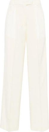 Officine G&eacute;n&eacute;rale Nastia Pants - Dames - Wijde Broeken - Beige - L - Katoen - Broeken