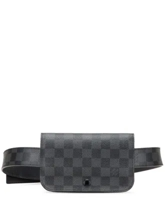 Louis Vuitton 2011 Damier Graphite Pochette Homme Ceinture belt bag - Black
