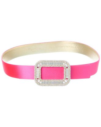 Roger Vivier Pilgrim Satin Belt