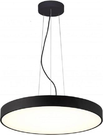 Trade Shop Trade Shop - 60cm C&iacute;rculo Colgante Ara&ntilde;a Led 65w L&aacute;mpara Arriba Abajo Moderno 2 Luz Temperaturas - Negro