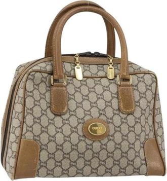 Gucci Pre-owned Plastic Tas - Dames - Vintage Handtas - Beige - ONE Size - Vintage