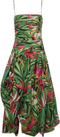 Farm Rio Dress Floral Pattern Tropical Dream