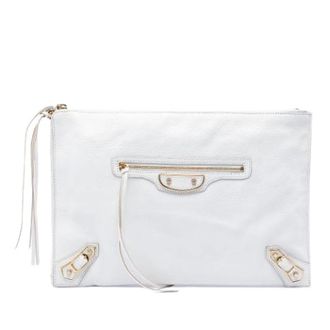 Balenciaga Pre-owned Vintage Clutch - - Pre-owned - Donna - Bianco - ONE SIZE