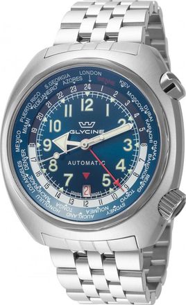 Glycine GL0310 Mens Airman Watch - Silver - One Size