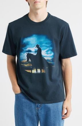 One Of These Days Harvest Moon Graphic T-Shirt in Washed Black at Nordstrom Rack, Size Small