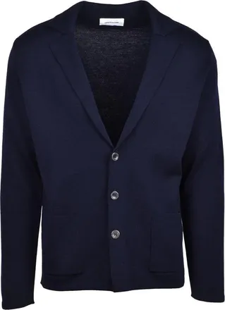 Dressism. Merino Knit Jacket - Blue