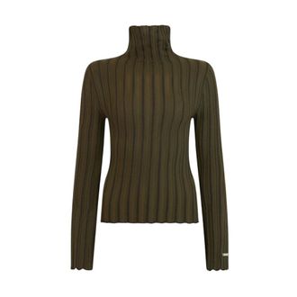 Iceberg Jersey de cuello alto - Knitwear - Mujer - Verde - S