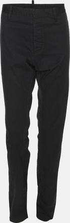 Dsquared2 Black Cotton Trousers
