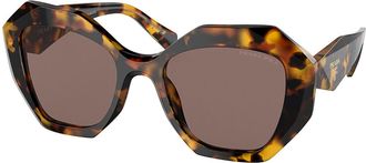 Prada PR 16WS Asian Fit Polarized VAU05C Womens Sunglasses Tortoiseshell Size 53