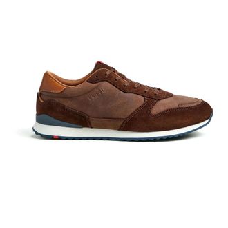 Lloyd Elegante Leren Sneakers Comfortabele Pasvorm - Heren - Sneakers - Bruin - 45 EU - Leer - Schoenen