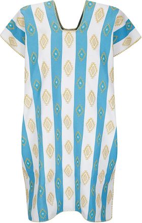 Tandem Abito con ricamo - Blu