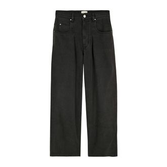 Isabel Marant Rodayna Wide Jeans - female - Isabel Marant - Wide Jeans - Black - 2XS - Jeans