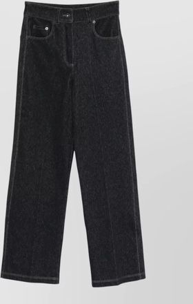 Max Mara mxpribes denim jersey tailored trousers