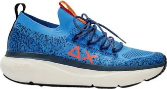 Sun 68 Royal High Top Sneakers - Heren - Sneakers - Blauw - 45 EU - Schoenen