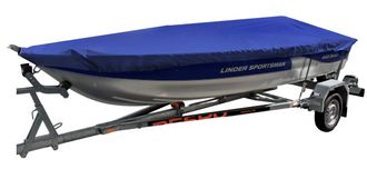 OEM Telo Di Copertura Per Barca Da Pesca 270 G/m2 270-300 Cm - Trasporto Blu Navy