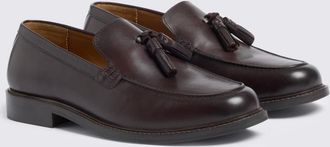 Moss Finchley Brown Leather Loafers