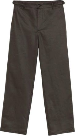 Amaranto Rechte broek - Heren - Straight fit broeken - Bruin - L - Linnen - Broeken