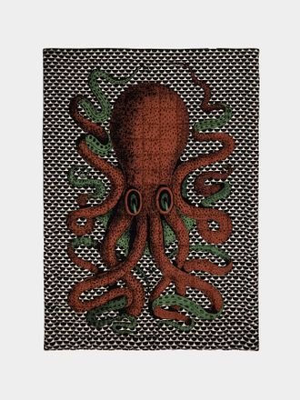 Fornasetti Polipo Silk Blanket (79in/2m)