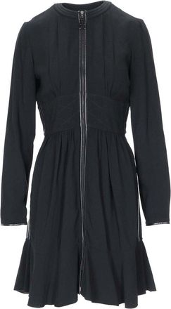Louis Vuitton Black Zippered Dress, Size Eu; 40 (Authentic Pre-Loved)