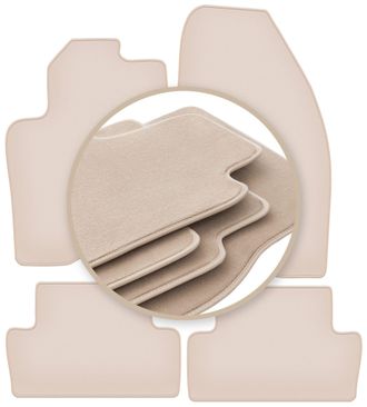 OEM Alfombrillas Beige Premium Para: Volvo S60 I Liftback 2000-2009