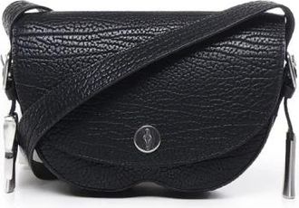 Burberry Chess Foldover-Top Satchel Bag - Dames - Schoudertassen - Zwart - ONE Size - Leer - Tassen