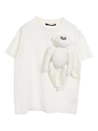 Louis Vuitton 2020s monogram 3D monkey T-shirt - men - Cotton - S - White