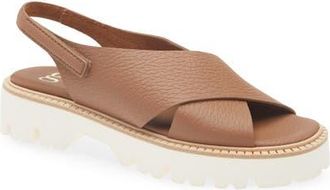 Pedro Garcia Reme Slingback Sandal in Saddle at Nordstrom, Size 10.5Us
