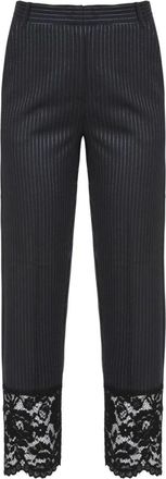 Pinko Begin Broek - Dames - Slim Fit Broeken - Blauw - XS - Broeken