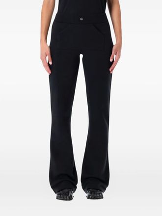 Coperni jersey trousers - women - Organic Cotton/Polyester - L - Black
