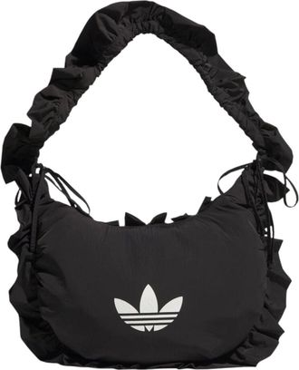 adidas Ruffle Shoulder Bag Black IA8915