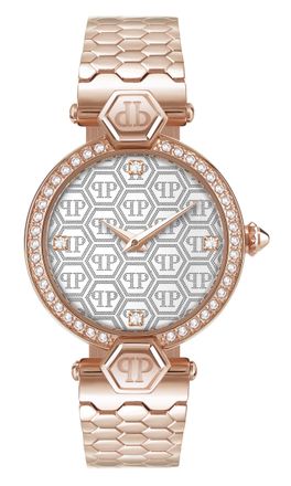 Philipp Plein Plein Couture Dames Horloge Ros&eacute;kleurig PWEAA0821