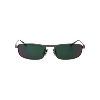 Balenciaga Rechthoekige Zonnebril - unisex - Accessoires - Grijs - Maat: 61 MM