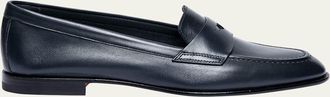 Santoni Famed Leather Loafers