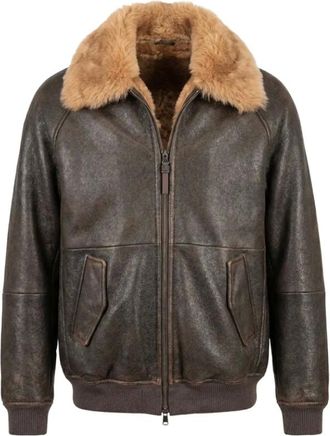 Brunello Cucinelli Shearling Jacket - female - Brunello Cucinelli - Faux Fur & Shearling Jackets - Brown - XS - Jackets
