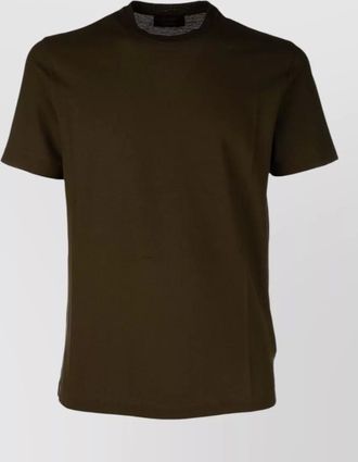 Zanone short sleeve crew neck jersey top