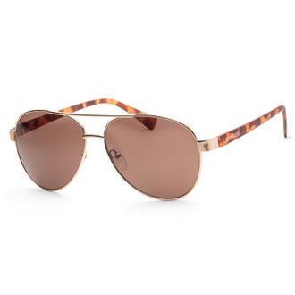 Calvin Klein Unisex 60mm Gold Sunglasses