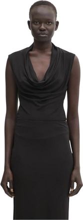 Anine Bing Jeanette Bodysuit - Dames - Bodies - Zwart - M - Tops