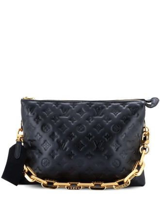 Louis Vuitton Coussin Bag Monogram Embossed Lambskin MM crossbody bag - Zwart