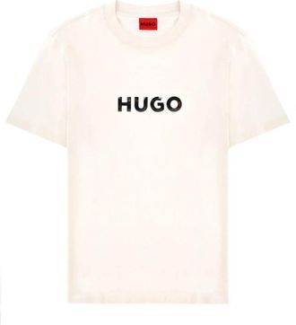 HUGO BOSS Tops, Heren, Roze, 2Xl, Katoen, Dumeo T-shirt met schildpadlogo
