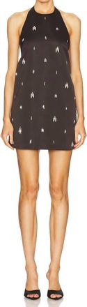 A.L.C. Halster Sequin Mini Dress In Ganache