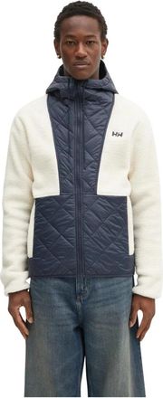 Helly Hansen Stowe Hooded Hybrid Jacket - Heren - Fleece jassen - Blauw - 2XL - Polyester - Fitness