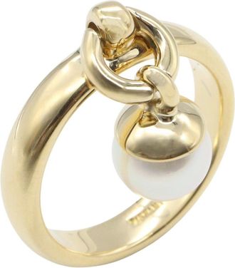 Tiffany & Co. Gold White Yellow Gold (18K) Band Ring (Pre-Owned)