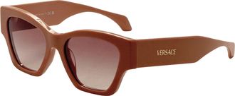 Versace Womens 53mm Solid Camel Sunglasses
