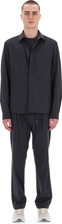 Herno Technical Wool Shirt Collar Jacket