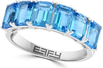 Effy Blue Topaz Bang Ring at Nordstrom Rack, Size 7