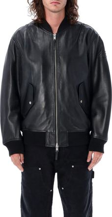 Diesel Black Leather Jacket