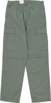 Carhartt Work in Progress Cargo Pant Park Rinsed - Heren - Straight fit broeken - Groen - W28 L32 - Katoen - Broeken