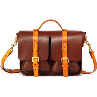 OLD TREND Speedwell Leather Satchel in Brown at Nordstrom Rack