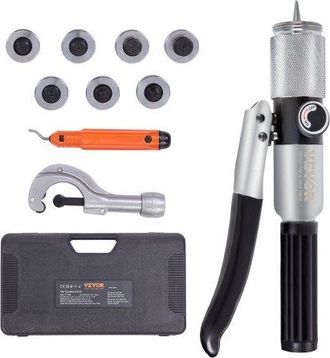 OEM Hydraulischer Rohraufweiter Rohrexpander Hvac-rohraufweiter-kit Mit 7x Matrizen 0,95/1,27/1,59/1,90/2,22/2,54/2,86cm Und 1x Rohrschneider Ideal Zum Au